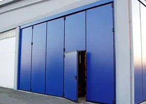 Industrial steel door