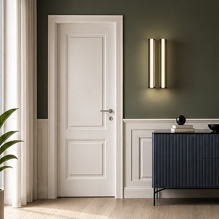 Raised Panel Wood Door