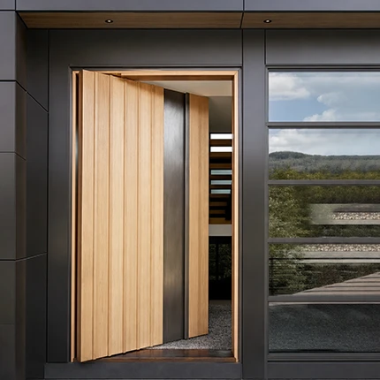 Wood Pivot Door