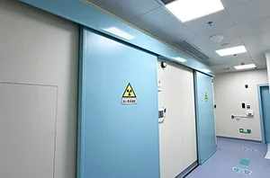 Radiation protection door