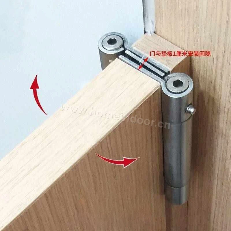 Double swing hinge