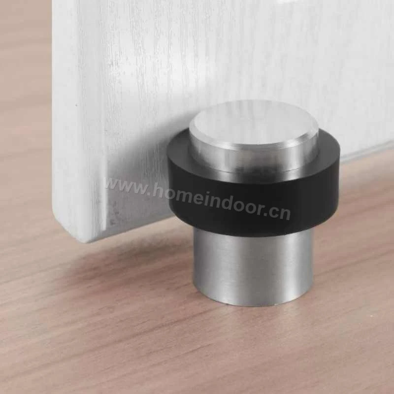 304 Stainless steel floor mount cylinder door stopper