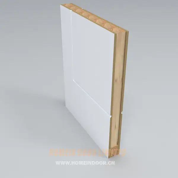 door with 100% wood core