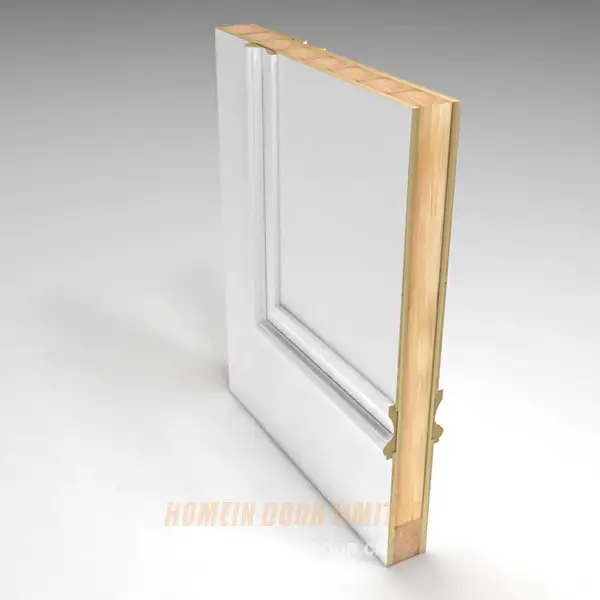 door with Big molding-100% wood core