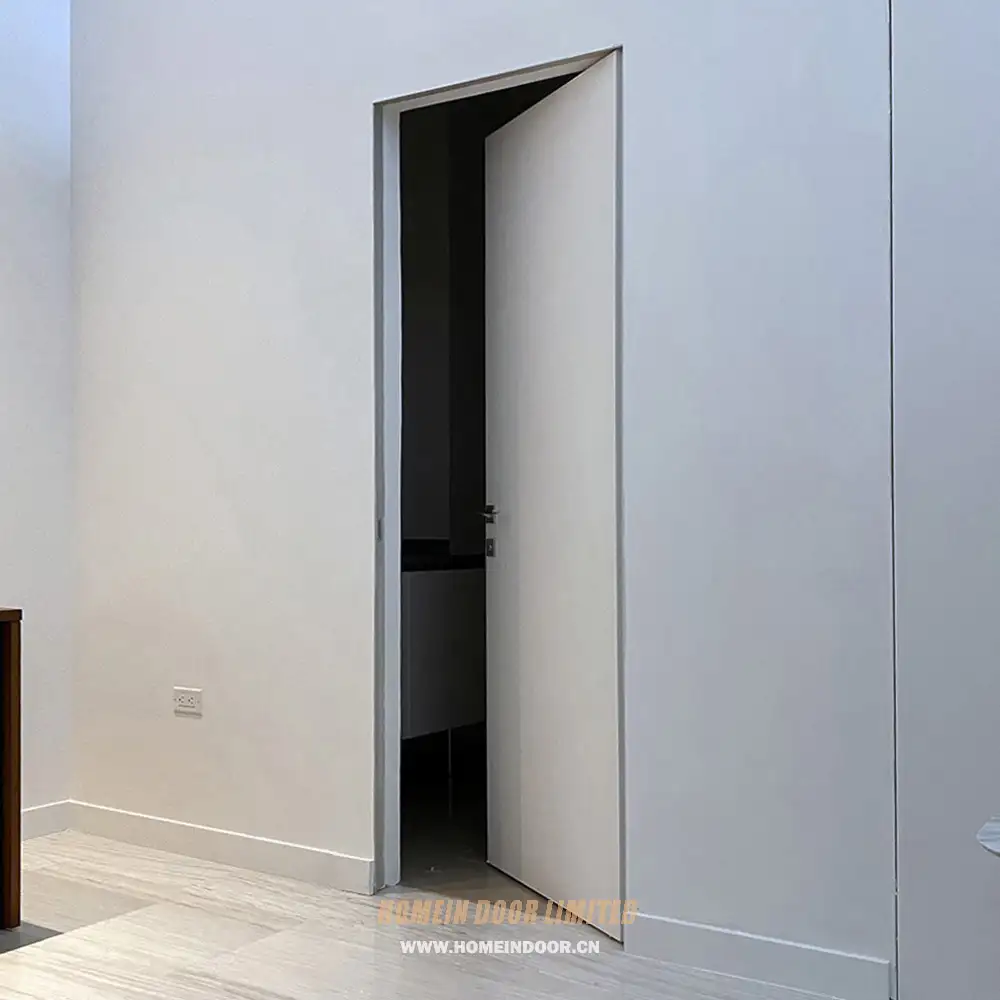 how to make door flush with wall?s