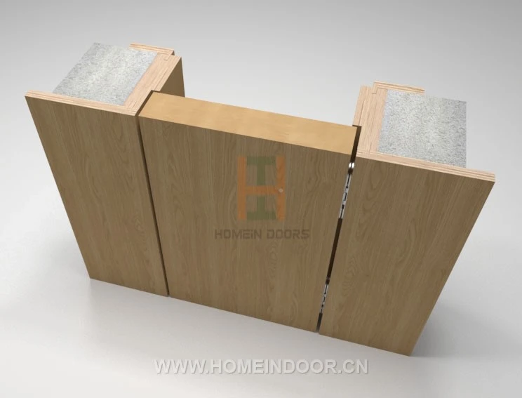 door with Wood FrameTrimless door B