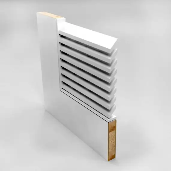 door with Louver door structure B