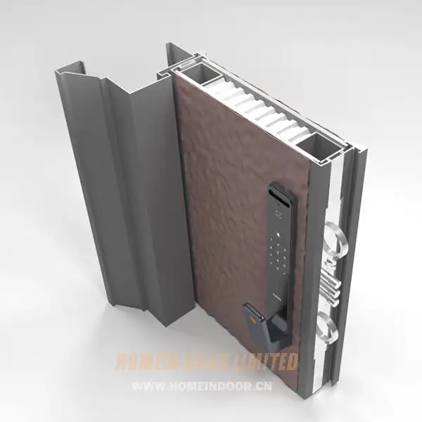 aluminum security door construction