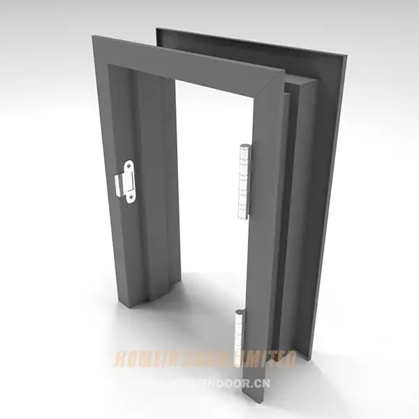 Double rebate door frame