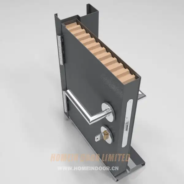 door with Hollow core steel door