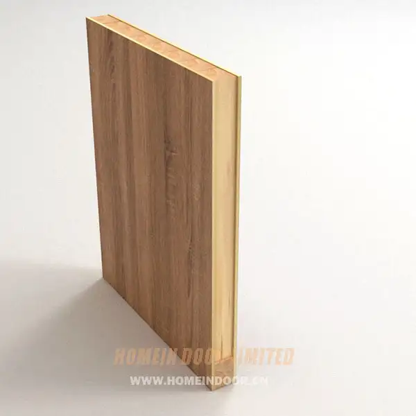 door with 100% wood core