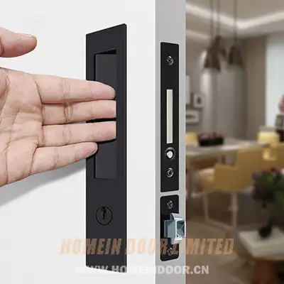 pocket door lock
