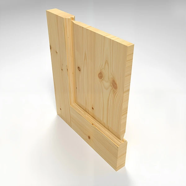 door with Raised panel pine door slabs