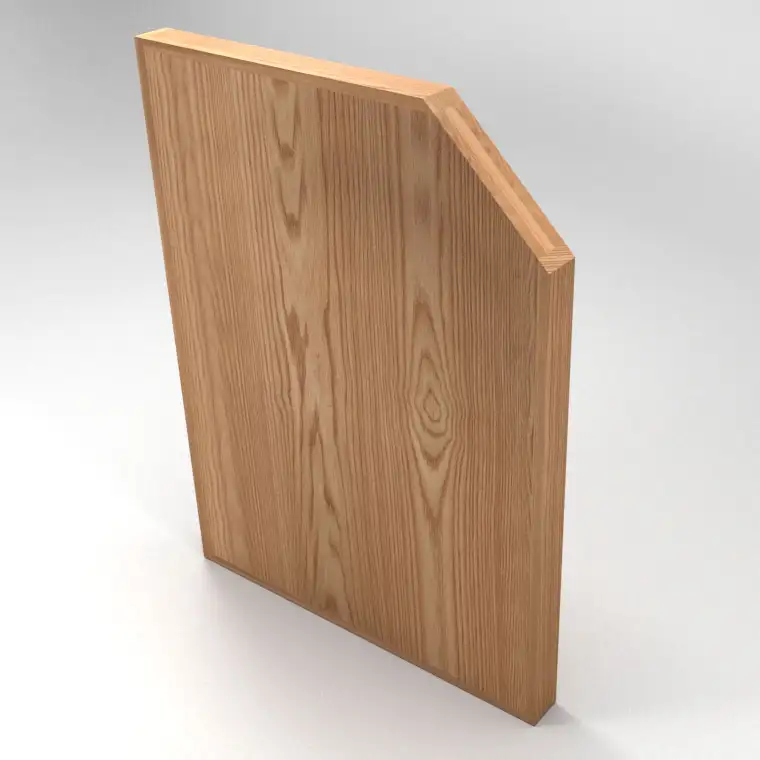 flush solid wood door