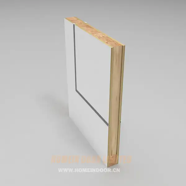 door with 100% wood core