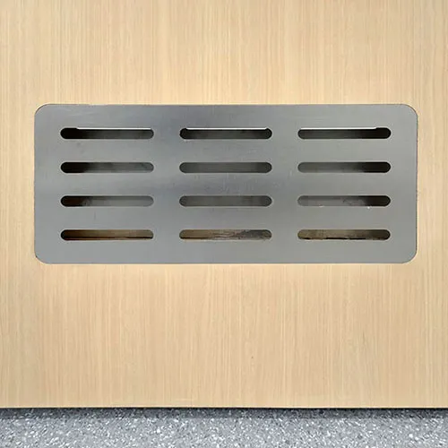 Stainless steel louver