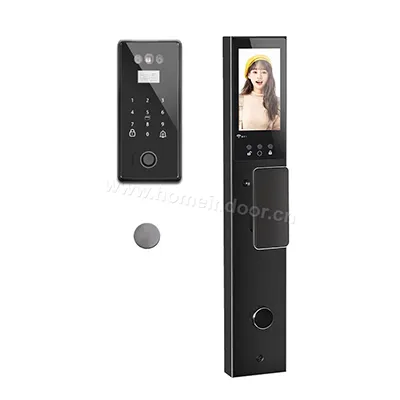 Biometric fingerprint build-in smart lock for security door