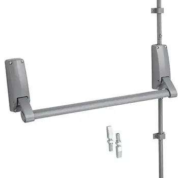 double door panic push bar with vertical rod