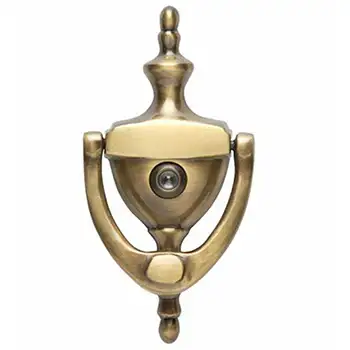 VN03 UL Brass Satin Golden door Knocker