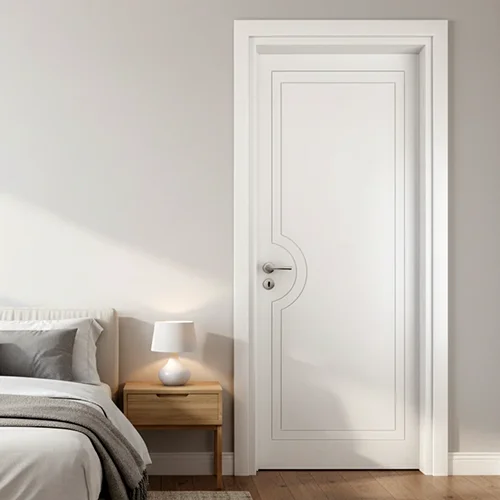 Cheap white hollow core MDF interior door