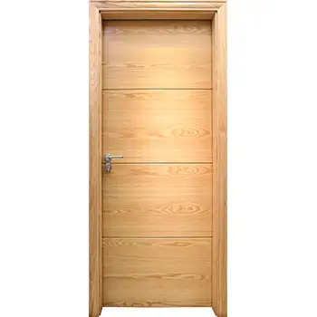 sliced oak flush 60 minutes UL fireproof wood door