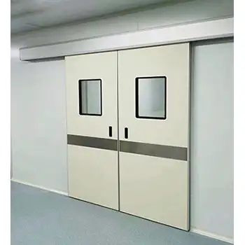 hermetically sealed air tight double automatic sliding door for surgery room