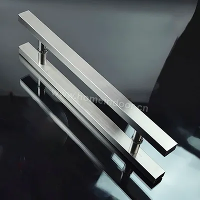 304 stainless steel square profile door handle