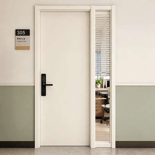 steel commercial school office door with window
