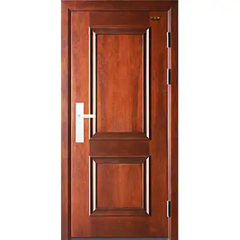 House exterior armored wood security entry door