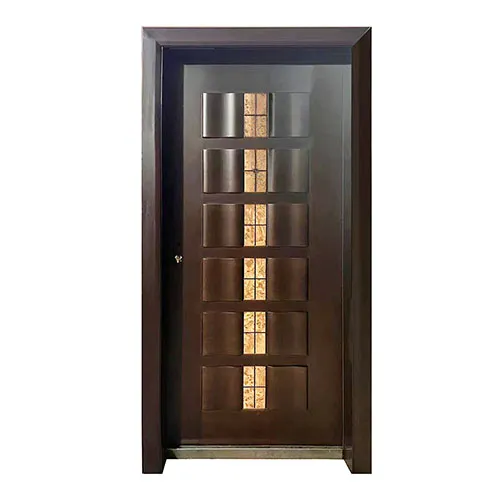 High-end residential exterior armored security door for house