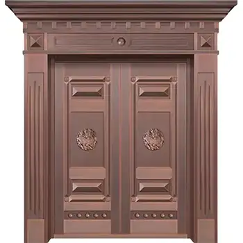 CPD20 house exterior entrance classic security copper door