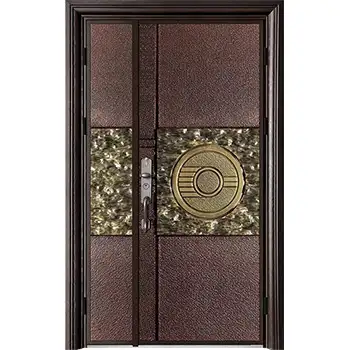 ACD23 mansion exterior front entrance classic armored security alu-casting door
