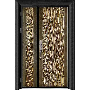 ACD24 mansion exterior front entrance classic armored security alu-casting door