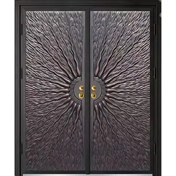 ACD05 villas exterior front entrance classic armored security aluminum-casting door