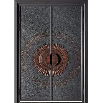 ACD07 villas exterior main entrance classic armored security aluminum-casting door
