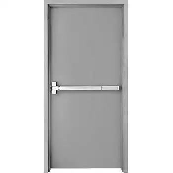 Commerical UL listed steel fire exit sign door with push bar