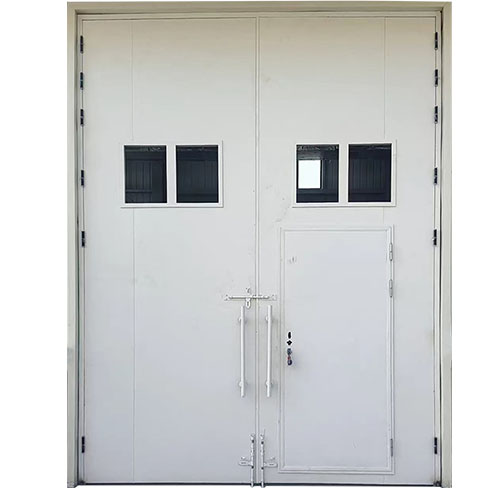 90 mins fireproof steel industrial large size door for plant