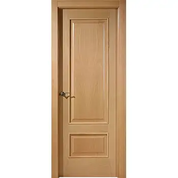 Maple wood 2 panel solid wood interior door for bedroom