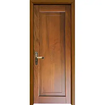 Walnut stile & rail 1 panel solid wood interior door