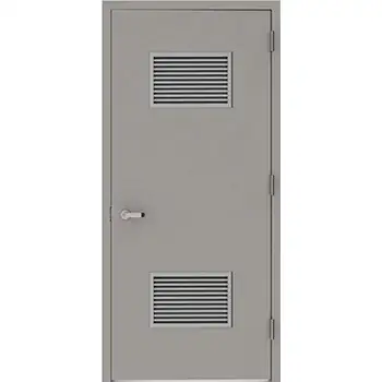 CMD04 commerical Interior UL flush steel fire rated steel door louver inserts