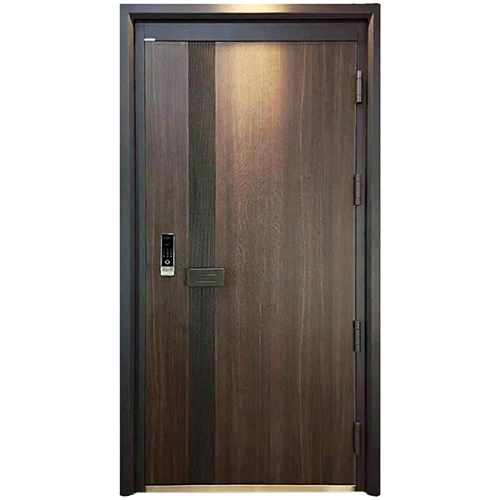 Residential house high security front steel door with keypad lock